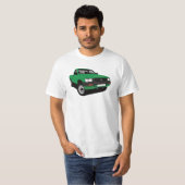 Toyota Hilux pickup - groen - T-shirt (Voorkant volledig)