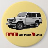 Toyota Land Cruiser 70 reeks HZJ77 Ronde Button 6,0 Cm (Voorkant)