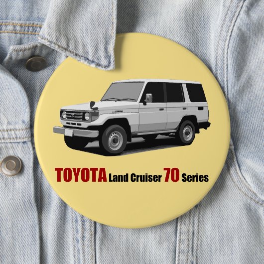 Toyota Land Cruiser 70 reeks HZJ77 Ronde Button 6,0 Cm (In situ)