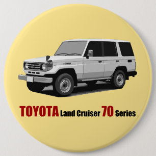 Toyota Land Cruiser 70 reeks HZJ77 Ronde Button 6,0 Cm