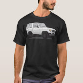 Toyota Land Cruiser 70 Serie Bundera 1984-1990 T-shirt (Voorkant)