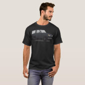 Toyota Land Cruiser 70 Serie Bundera 1984-1990 T-shirt (Voorkant volledig)