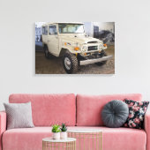 Toyota Land Cruiser BJ40 Canvas Afdruk (Insitu (Woonkamer))