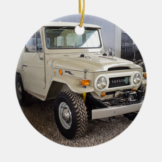 Toyota Land Cruiser BJ40 Keramisch Ornament (Voorkant)