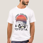 Toyota Land Cruiser Retro J100 Off Road T-shirt (Voorkant)