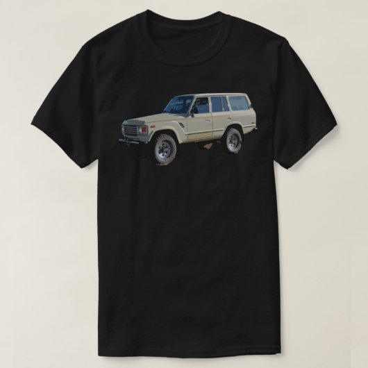 Toyota Land Cruiser Sticker T-shirt (Design voorkant)