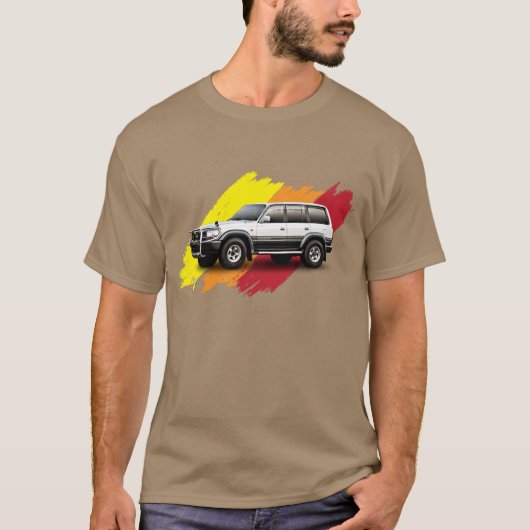 Toyota Land Cruiser T-Shirt uit 80-reeks (Voorkant)