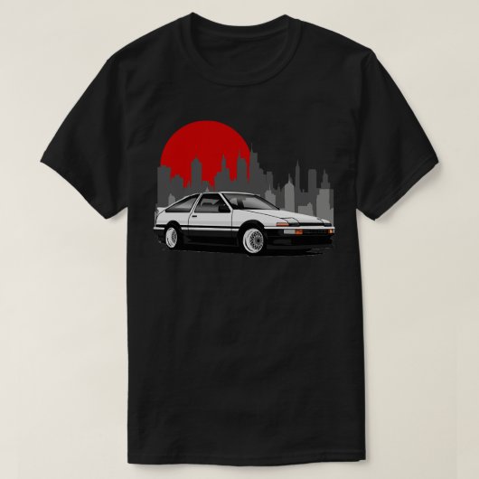 Toyota Levin AE86 Hachiroku 19831987 T-shirt (Design voorkant)