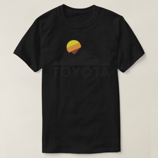 Toyota Mountain Logo T-shirt - Small Chest-left Si (Design voorkant)