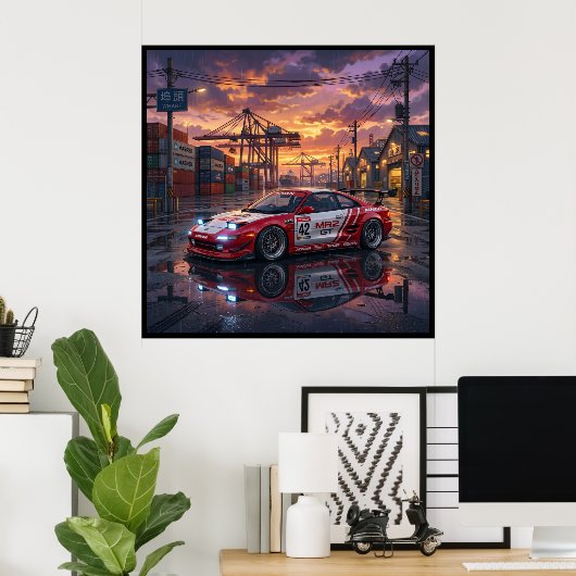 Toyota MR2 GT Poster (Thuiskantoor)