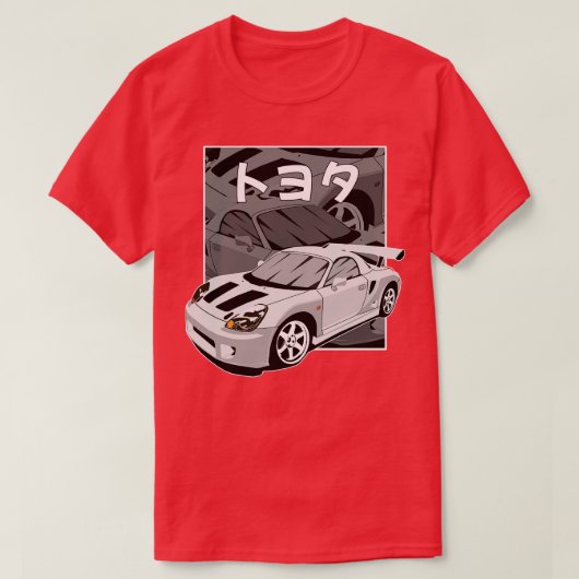 Toyota Mrs Japanse strips T-shirt (Design voorkant)