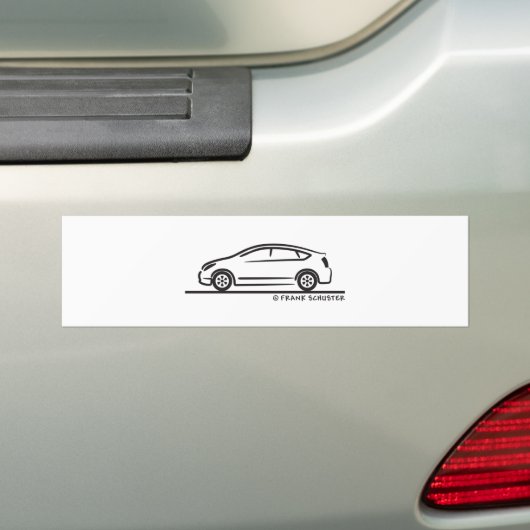 Toyota Prius Bumpersticker (Op auto)