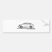 Toyota Prius Bumpersticker (Voorkant)