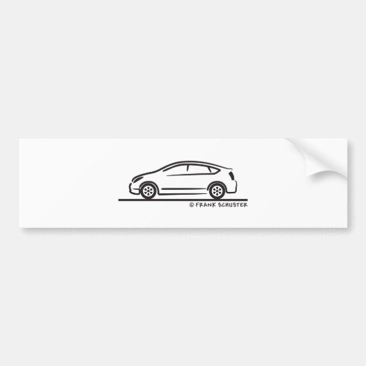 Toyota Prius Bumpersticker (Voorkant)