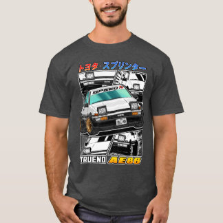 Toyota Sprinterrueno AE86 straatracen vriend fun T-shirt