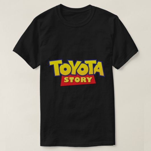 Toyota Story Sticker T-shirt (Design voorkant)