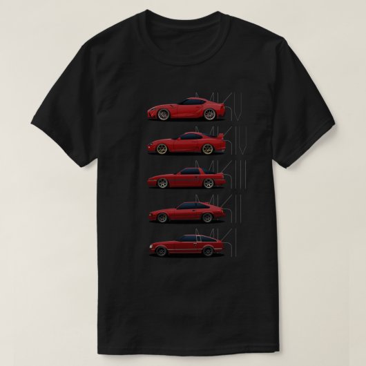 Toyota Supra Generations Essential T-Shirt (Design voorkant)