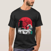 Toyota supra!! kracht en prestaties ontketend t-shirt (Voorkant)