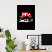 Toyota Supra Mk4 Poster (Thuiskantoor)