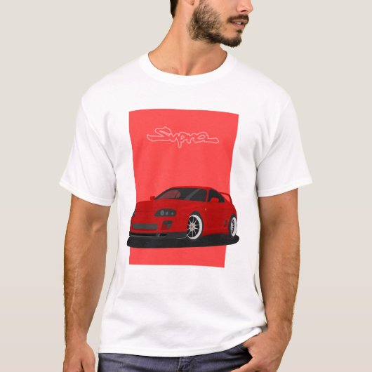 Toyota Supra mk4 T-shirt (Voorkant)