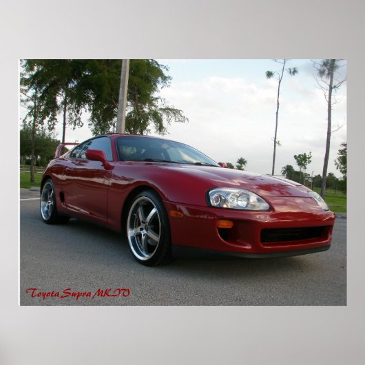 Toyota Supra MKIV Poster (Voorkant)