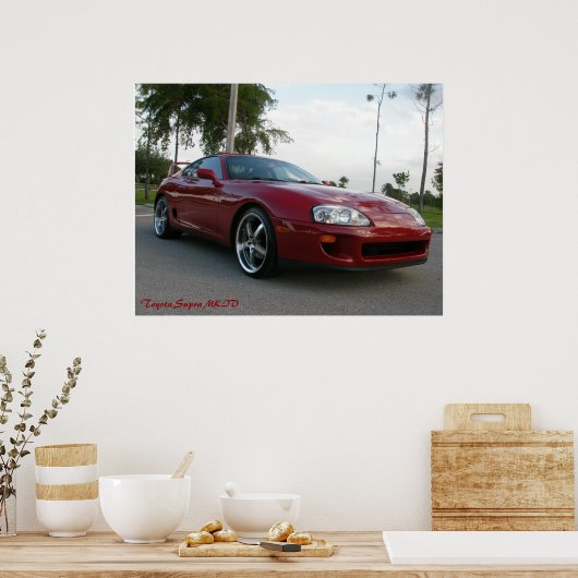 Toyota Supra MKIV Poster (Keuken)