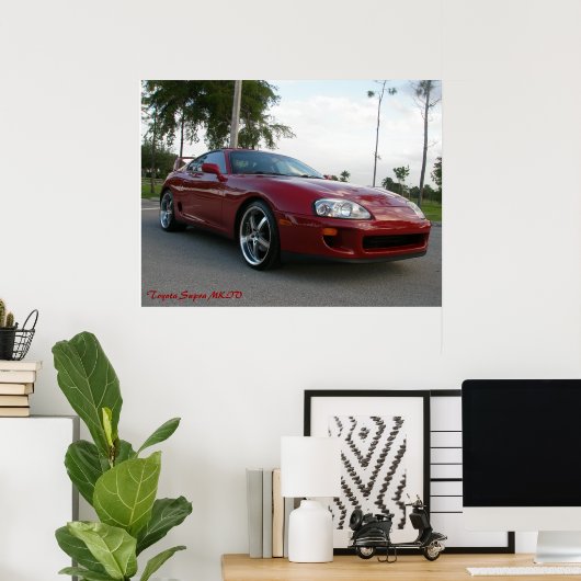 Toyota Supra MKIV Poster (Thuiskantoor)
