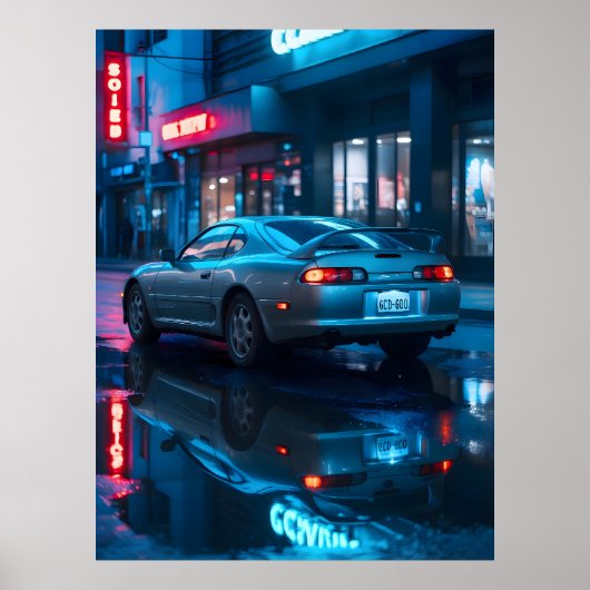 Toyota Supra Poster (Voorkant)