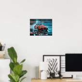 Toyota Supra Poster (Thuiskantoor)