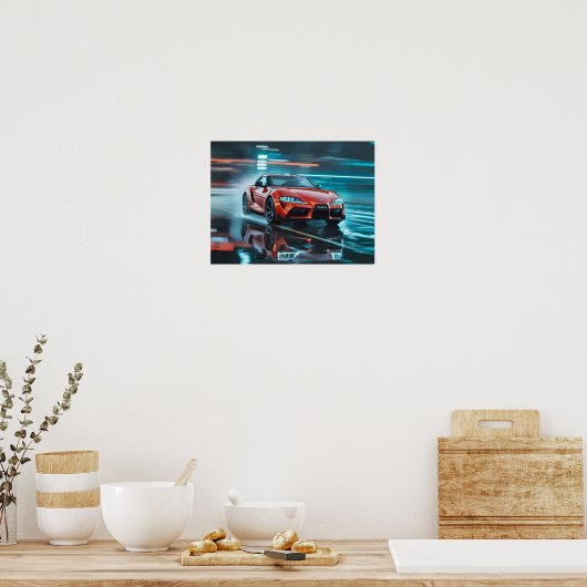 Toyota Supra Poster (Keuken)