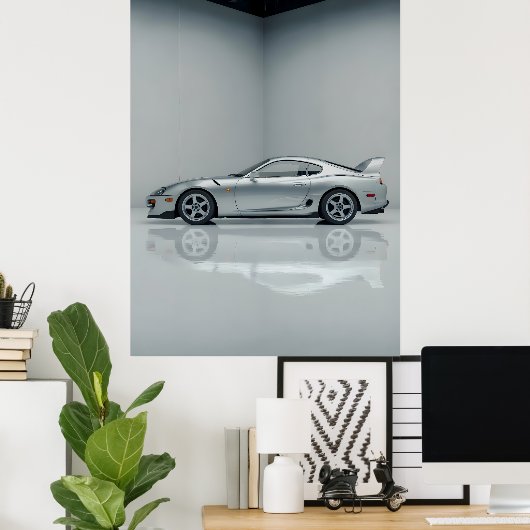 Toyota Supra Poster (Thuiskantoor)