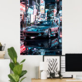Toyota Supra Poster (Thuiskantoor)