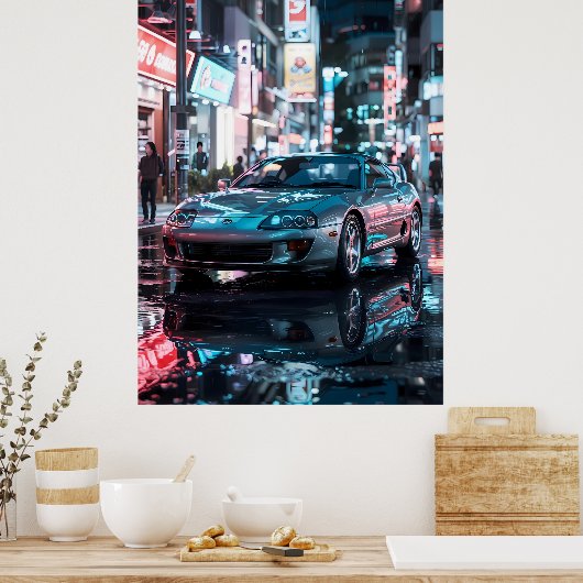 Toyota Supra Poster (Keuken)