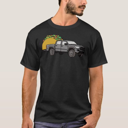 Toyota Tacoma Hauling a Taco 4x4 4wd Truck Wheelin T-shirt (Voorkant)