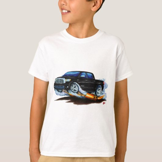 Toyota Tundra Crewmax Black Truck T-shirt (Voorkant)