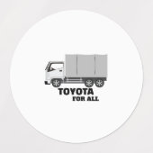 TOYOTA VOOR ALLE LABELS (Design 1)