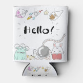 Toys Astronaut Rocket Planet Galaxy Alien Monster. Blikjeskoeler (Voorkant)