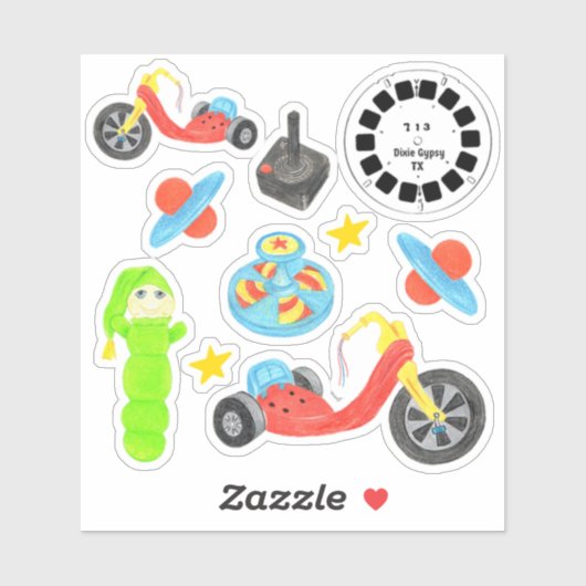 Toys of the 80's sticker (Vel)