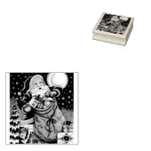 TOYS OP DE ROOF TOP, SANTA RUBBER STAMP, volledig Rubberstempel (Gestempeld)