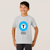 TOZAI SUBWAY LINE 東 西 線 T-SHIRT (Voorkant volledig)