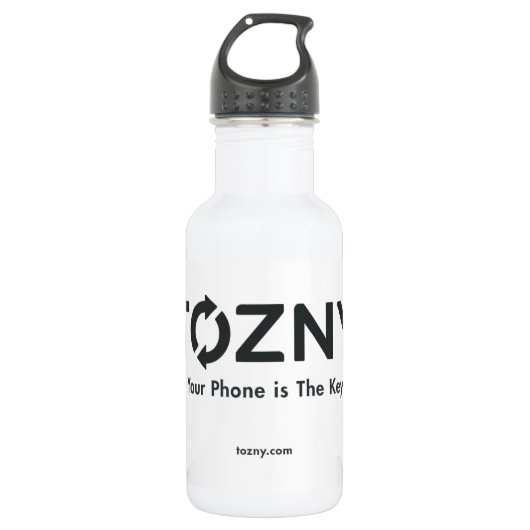 Tozny-waterfles Waterfles (Voorkant)