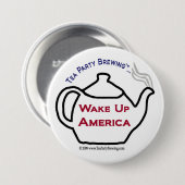 TP0101 Wake Up America Button (Voorkant /achterkant)