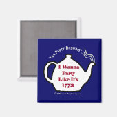 TP0102 Partij zoals zijn 1773 blauwe magneet (Voorkant / Achterkant)