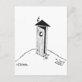 TP rolt weg van een buiten Briefkaart (Voorkant)