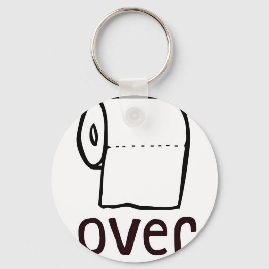 TP-toiletpapier over Sleutelhanger (Voorkant)
