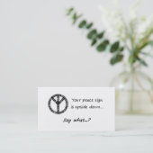 tpa biz-kaart voorzijde visitekaartje (Staand voorkant)