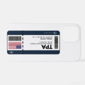 TPA Tampa Boarding Pass - Florida iPhone Hoesje (Achterkant horizontaal)