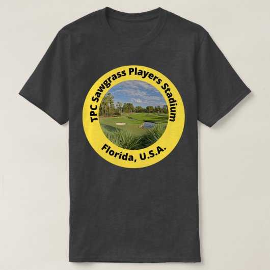 TPC-grassprietsen Stadium Fla U T-shirt (Design voorkant)