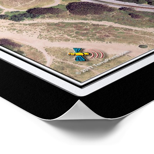 TPC Harding Park Golf Course Satellite Map Poster (Hoek)