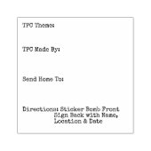 TPC Stempel richtingen (Afrduk)